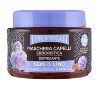 PROVENZALI - Masque capillaire à base de graines de lin pour démêler les cheveux colorés et ternes, 98,7% d'ingrédients d'origine naturelle, végétalien, végétalien, fabriqué en Italie - 200 ml