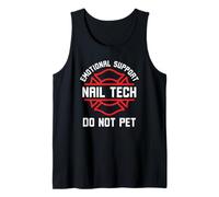 Proverbe Amusant de Technicien des Ongles de Soutien émotionnel Débardeur