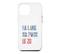 Proverbe créole réunionnais 974 La Lang na pwin Le zo Coque pour iPhone 12 Pro Max
