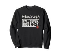 Proverbe Japonais Daruma Fall Seven Rise Eight Kanji Souvenir Sweatshirt