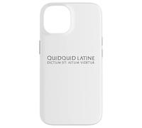 Proverbe Latin Classique drôle - Citation de la Rome Antique Coque pour iPhone 14