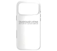 Proverbe Latin Classique drôle - Citation de la Rome Antique Coque pour iPhone 17 Pro Max