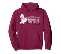 Proverbe Latin - Si Vis Pacem Para Bellum Sweat à Capuche, Unisexe pour Adultes, Marron, XXL