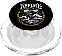 Proverbes 18 10 The Name of The Lord is a Strong Tower Bible PopSockets PopGrip pour MagSafe