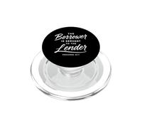 Proverbes 22:7 Emprunteur est serviteur du prêteur sans Dette PopSockets PopGrip pour MagSafe