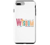 Proverbes 31:26 She Speaks with Wisdom Colorful Coque pour iPhone 7 Plus/8 Plus