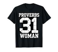 Proverbes 31 Femme Foi Force Chrétien T-Shirt