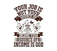 proverbes bibliques chrétiens Stickers artistiques en vinyle 36x52.3cm Personnalisation Café