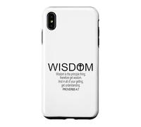 Proverbes chrétiens : Sagesse, Fruit de l'esprit, vêtements de Tous Les Jours Coque pour iPhone XS Max