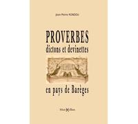 Proverbes, dictons et devinettes en pays de Barèges
