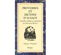 Proverbes et dictons d'Alsace