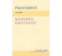 Proverbes, Maximes, Émotions