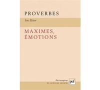 Proverbes, Maximes, Émotions
