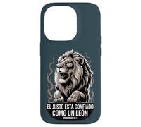 Proverbio 28:1 Espagnol El Justo Está Confiado Como Un León Coque pour iPhone 14 Pro