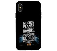 Proverbios 19:21 - Dios Tiene el Control Verse biblique Espagnol Coque pour iPhone X/XS