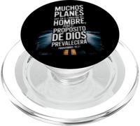 Proverbios 19:21 - Dios Tiene el Control Verse biblique Espagnol PopSockets PopGrip pour MagSafe
