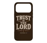 Proverbs 3:5 Trust in The Lord - Men Christian Faith Rustic Coque pour iPhone 17 Pro Max