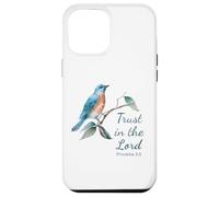 Proverbs 3:5 Trust in The Lord - Women Girls Bird (White) Coque pour iPhone 12 Pro Max