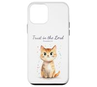 Proverbs 3:5 Trust in The Lord - Women Girls Cat Verse Coque pour iPhone 12 Mini