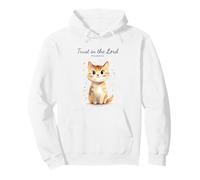 Proverbs 3:5 Trust in The Lord - Women Girls Cat Verse Sweat à Capuche