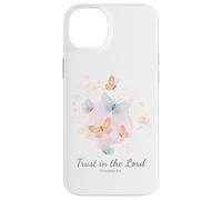 Proverbs 3:5 Trust in The Lord - Women Girls Floral (White) Coque pour iPhone 14 Plus