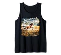 Proverbs 3:5 Trust in The Lord - Women Girls Horse Verse Débardeur