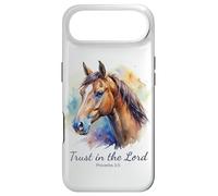 Proverbs 3:5 Trust in The Lord - Women Girls Horse (White) Coque pour iPhone Air