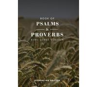 proverbs and psalms journaling bible: Wide Margin Edition for Study, Meditation, and Journaling