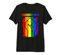 Providence Rhode Island LGBT Pride Month LGBTQ Rainbow Flag T-Shirt Haut de Gamme