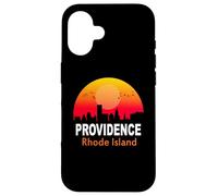 Providence Rhode Island Vintage Retro Sunset City State USA Coque pour iPhone 16