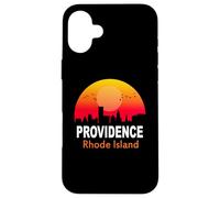 Providence Rhode Island Vintage Retro Sunset City State USA Coque pour iPhone 16 Plus