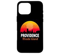 Providence Rhode Island Vintage Retro Sunset City State USA Coque pour iPhone 16 Pro Max