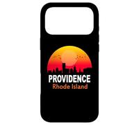 Providence Rhode Island Vintage Retro Sunset City State USA Coque pour iPhone 17 Pro Max