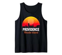 Providence Rhode Island Vintage Retro Sunset City State USA Débardeur