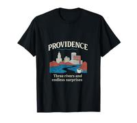 Providence RI Skyline Trois Rivières Endless Surprises T-Shirt