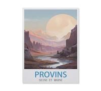 Provins Seine-et-Marne，Puzzles 1000 Pièces Puzzles pour Adultes, Jeux Intellectuels Éducatifs Décoration De La Maison Soulagement du Stress Ensembles De Jouets pour La Famille（38x26cm）-GM66