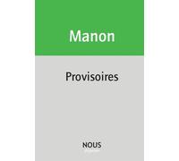 Provisoires - Christophe Manon - Nous Eds - broché - Poésie