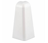 PROVISTON Angles extérieurs pour plinthes en MDF 19 x 58 mm Plastique Blanc Accessoires pour plinthes 2 pièces