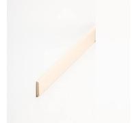 PROVISTON Baguette de recouvrement en bois massif Abachi, 4 x 22 x 2000 mm, à coller, visser et clouer, plinthe par PROVISTON - 2 m - 1 pièce