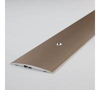 PROVISTON barre de seuil | Aluminium anodisé | Bronze clair | Largeur 58 mm | Hauteur 4 mm | Longueur 1000 mm | À visser | Barre de seuil rattrapage | 1 pièce