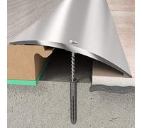 PROVISTON barre de seuil de rattrapage | 70 x 1860 mm | Niveau de rattrapage 10mm | Aluminium | Barre de jonction à visser | Barre de seuil | 1 profilé de couleur argente