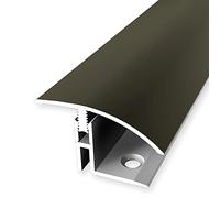 PROVISTON | Barre de seuil de rattrapage parquet | Largeur 39 mm | Épaisseur revêtement 17-22 mm | Longueur 2000 mm | Profil en aluminium | Barre de jonction | Bronze | 1 pièce