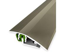 PROVISTON | Barre de seuil pour parquet | 51 x 3-23 x 900 mm | Sablé | Profilé en alu | Profilé de rattrapage | Épaisseur parquet 3-23 mm | 1 pièce