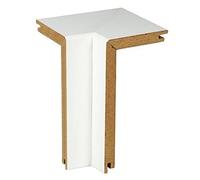 PROVISTON | Coin intérieur pour barre de recouvrement de tuyau chauffant | 41 x 91 x 91 mm | Plastique | Blanc | Accessoires | Lot de 2