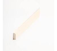PROVISTON Lot de 5 baguettes de recouvrement en bois massif Abachi, 8 x 22 x 2000 mm, à coller, clips, vis et clous, plinthes
