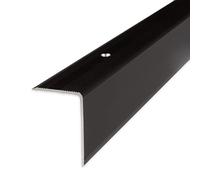 PROVISTON | Nez de marche | Alu | Bronze foncé | Largeur 30 mm | Hauteur 42 mm | Longueur 1000 mm | Nez de marche à visser | Nez de marche escalier | Cornière alu | 1 pièce