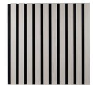 PROVISTON Panneau mural acoustique 400 x 400 x 21 mm MDF Acoustique 3D Panneaux différents coloris Chêne clair