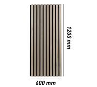 PROVISTON Panneau mural acoustique 600 x 1200 mm MDF Panneaux acoustiques 3D divers. Design
