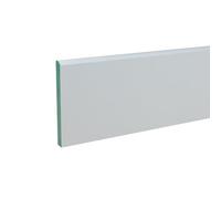 PROVISTON Plinthe 10 x 100 x 2440 mm MDF Hydro Prépeint Plinthe arrondie lot de 10