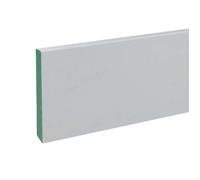 PROVISTON Plinthe 12 x 100 x 2440 mm MDF Hydro Prépeint Plinthe carré lot de 5